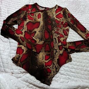 Snakeskin Bodysuit